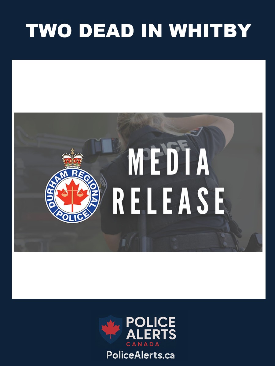 Photo representing police investigation into double death in Whitby, Ontario.